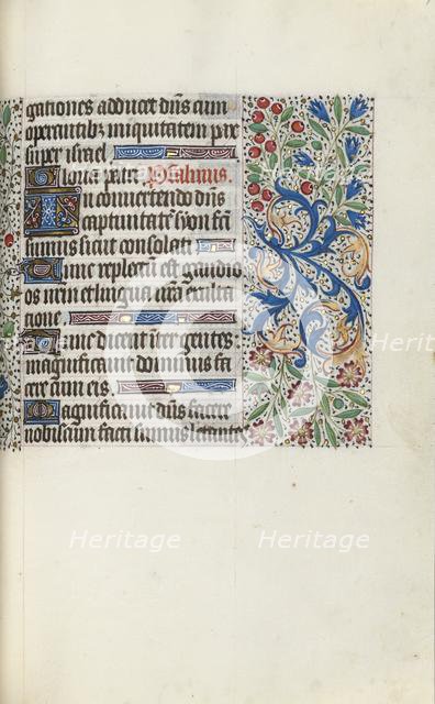 Book of Hours (Use of Rouen): fol. 72r, c. 1470. Creator: Master of the Geneva Latini (French, active Rouen, 1460-80).