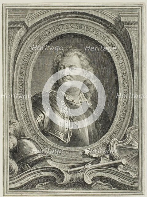 Portrait of Jean-Victor, Baron de Besenval, n.d. Creator: Claude Drevet.
