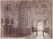 Interior of the Alcazar, Seville, c1885. Creator: Juan Laurent.