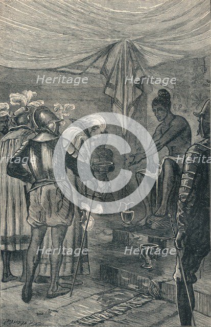 Vasco da Gama Visits the King, 1904. Artist: Unknown.