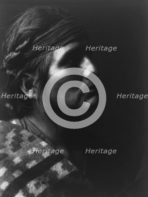 A Chief of the Desert, c1904. Creator: Edward Sheriff Curtis.