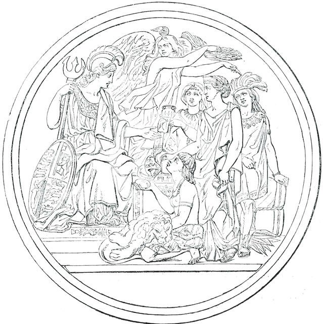 Great Exhibition of 1851 - Prize Medals (£50 each) - No. 28. - M. Wiener, 1850. Creator: Unknown.