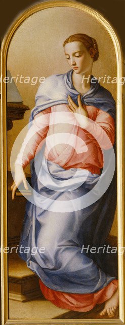 Virgin Annunciate, 1540-1545. Artist: Bronzino, Agnolo (1503-1572)