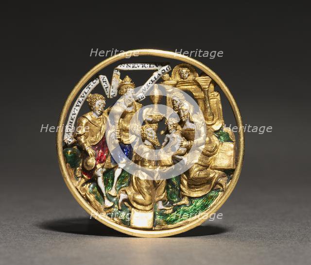 Hat Jewel Depicting the Adoration of the Magi, c. 1540. Creator: Unknown.