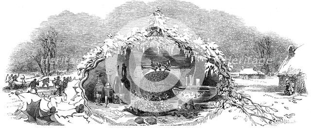 An English Christmas Home!, 1845. Creator: Ebenezer Landells.