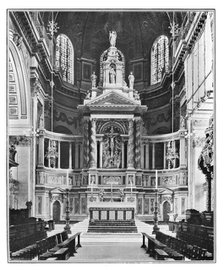 The Reredos in St Paul's Cathedral, 1901. Artist: Unknown