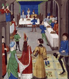 The Marriage. From: Renaud de Montauban, ca 1465. Creator: Aubert, David (active 1449-1480).