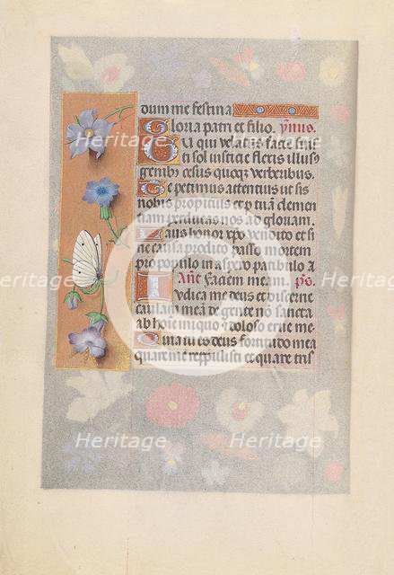 Hours of Queen Isabella the Catholic, Queen of Spain: Fol. 61v, c. 1500. Creator: Master of the First Prayerbook of Maximillian (Flemish, c. 1444-1519); Associates, and.