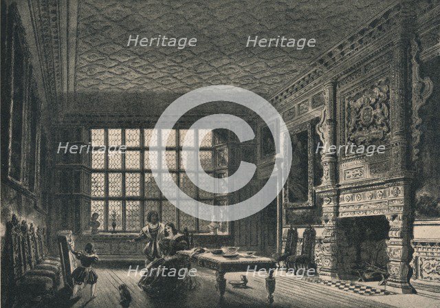 The Elizabethan Room, Coombe Abbey, Warwickshire, 1915. Artist: Unknown.