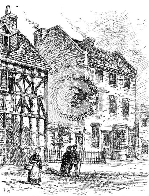 Birthplace of Sir Rowland Hill, at Kidderminster, 1890. Creator: Unknown.