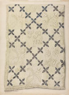 Quilt, c. 1942. Creator: Edith Magnette.