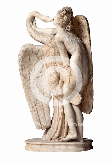 Leda and the Swan, 2nd cen. AD. Creator: Art of Ancient Rome, Classical sculpture  .