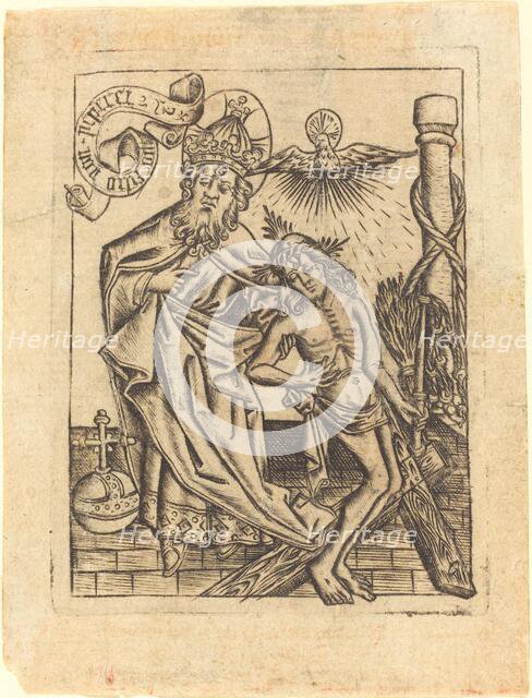 The Trinity, c. 1465. Creator: Master of the Berlin Passion.