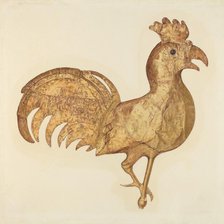 Weather Vane: Rooster, c. 1939. Creator: Marian Page.