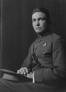 King, J.A., Lieutenant, portrait photograph, 1917 Oct. 2. Creator: Arnold Genthe.