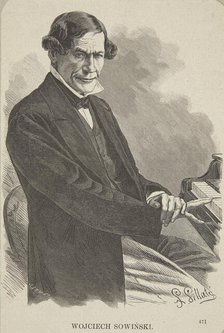 Portrait of the pianist and composer Wojciech Albert Sowinski (1805-1880). Creator: Styfi, Jan (1841-1921).