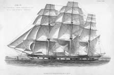 Ship, 19th century. Artist: Unknown