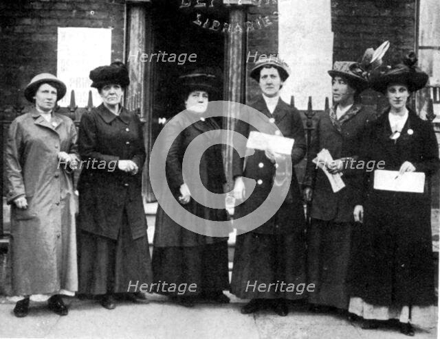 London Deputation received by the Prime Minister, HH Asquith, June 20, 1914.  Creator: Unknown.