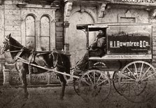 Horse drawn cart of Wright & Rich, York, Boston, Lincolnshire, 1894. Artist: Unknown