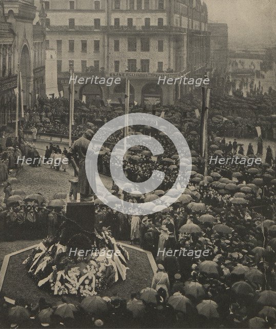 Opening ceremony of the Monument to Ivan Fyodorov in Moscow on September 27, 1909, 1909.