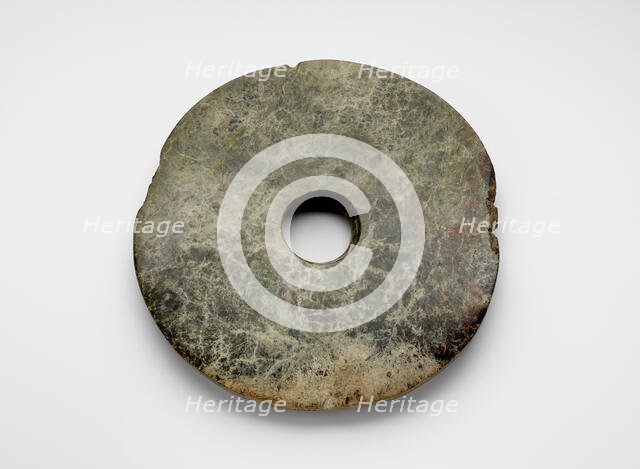 Disk (bi ?), Late Neolithic period, ca. 3300-2250 BCE. Creator: Unknown.