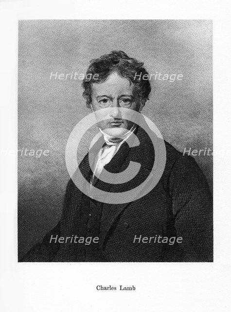 Charles Lamb, English essayist, 19th century. Artist: Unknown