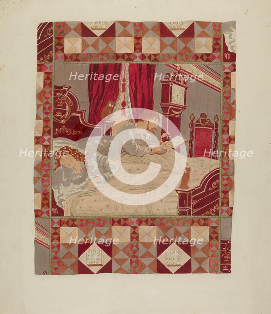 Printed Cotton, c. 1940. Creator: Henry Granet.