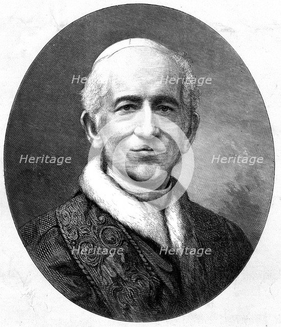 Pope Leo XIII (Vincenzo Giacchino Pecci 1810-1903) shortly after his election, 1878. Artist: Unknown