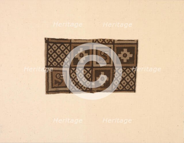 Fragment, Peru, A.D. 1000/1476. Creator: Unknown.