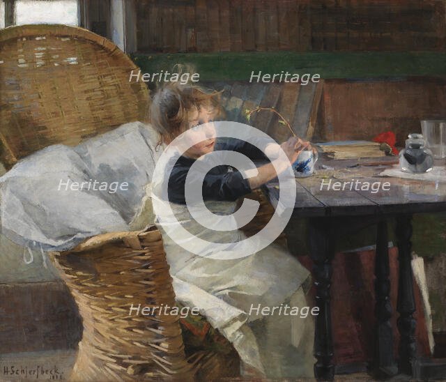 The Convalescent, 1888. Creator: Helene Schjerfbeck.