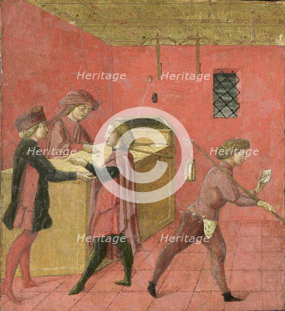 Payment of Salaries to the Night Watchmen in the Camera del Comune of Siena, 1440-1460. Creator: Anon.