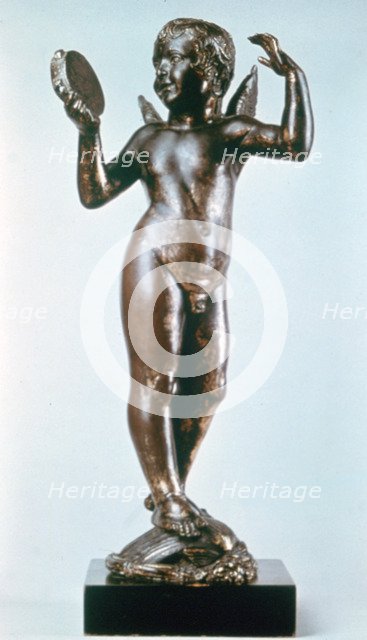 'Angel with Tambourine', 1429. Artist: Donatello