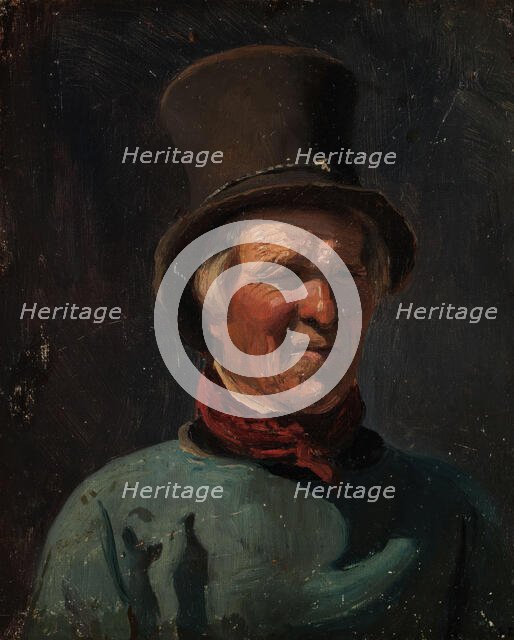 Man with Hat, c1834-1876. Creator: Adolph Tidemand.