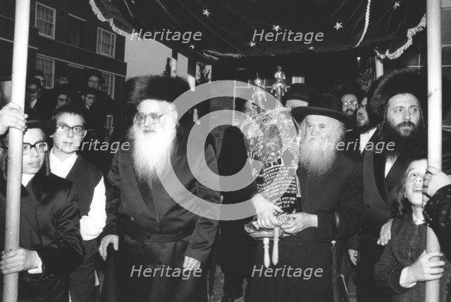 Sefer Torah procession, Clapton Common, London, 1988. Artist: Unknown