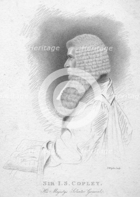'Sir I. S. Copley, His Majesty's Solicitor General', c1820. Creator: T Wright.
