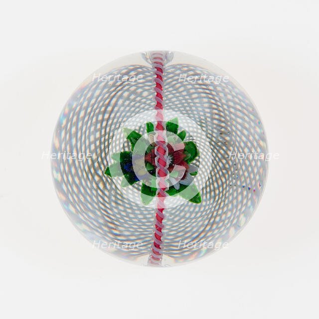 Paperweight, Saint-Louis, c. 1848-55. Creator: Saint-Louis Glassworks.