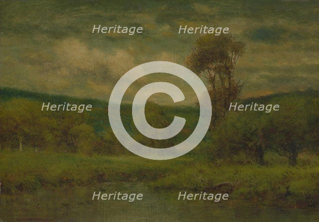 Landscape, 1884 or 1889. Creator: George Inness.
