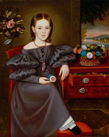 Miss Tweedy of Brooklyn, c1835-1840. Creator: Orlando Hand Bears.