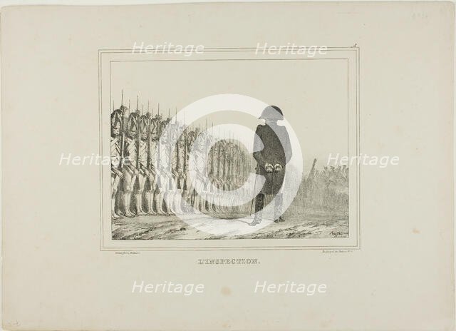 The Inspection, 1833. Creator: Auguste Raffet.