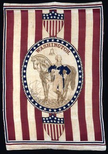 Handkerchief, United States, c. 1876. Creator: Unknown.
