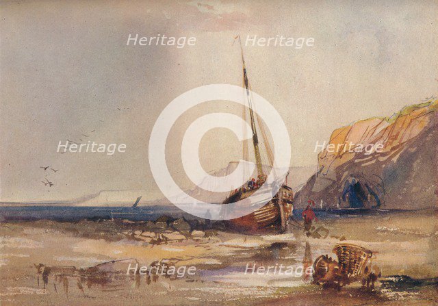 'Beach Scene', c1840. Artist: William Roxby Beverley.
