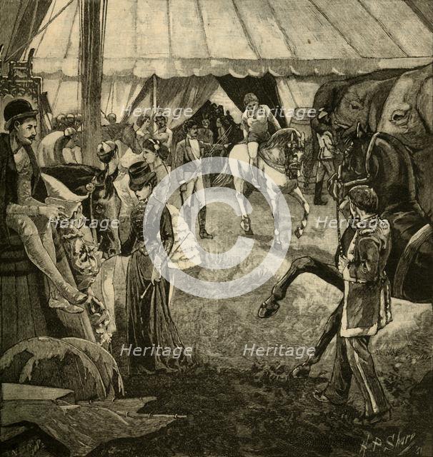 'Ready To Be Called Into The Ring', 1882. Creator: Unknown.