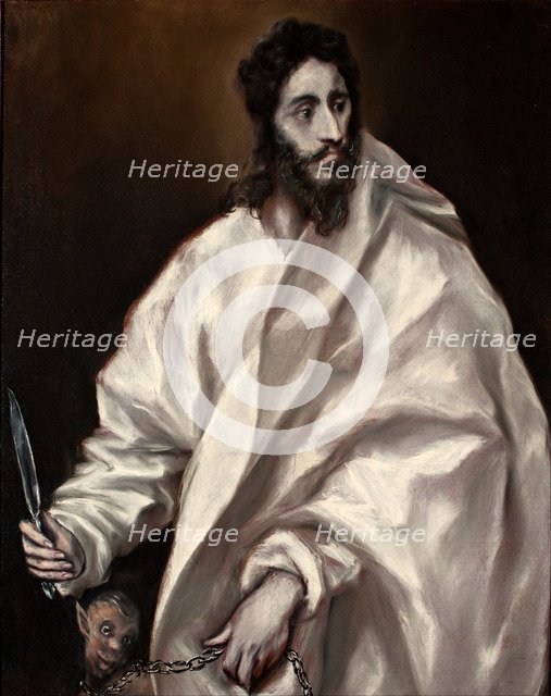 Saint Bartholomew. Artist: El Greco, Dominico (1541-1614)