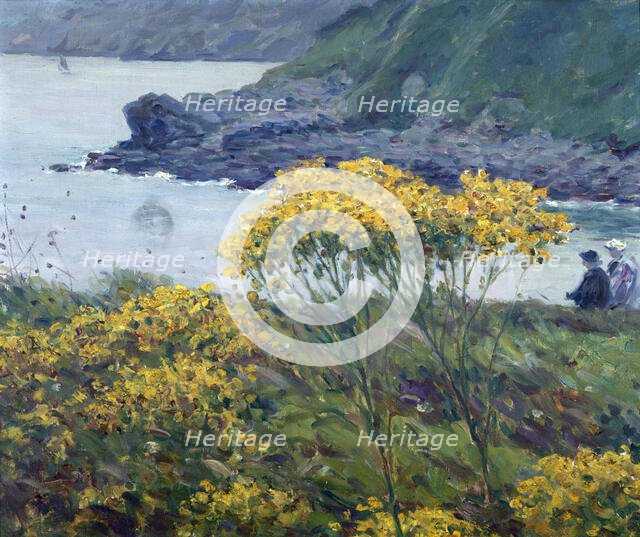 Yellow umbel, c1910. Creator: Louis Welden Hawkins.