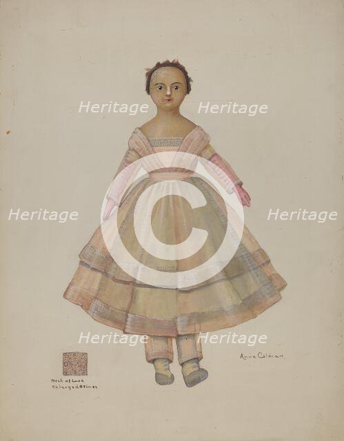 Doll - "Martha Ann", c. 1937. Creator: Anne Colman.
