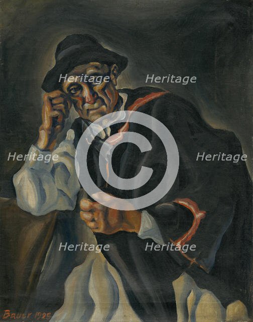 Sedliak (Peasant), 1925. Creator: Konstantin Bauer.