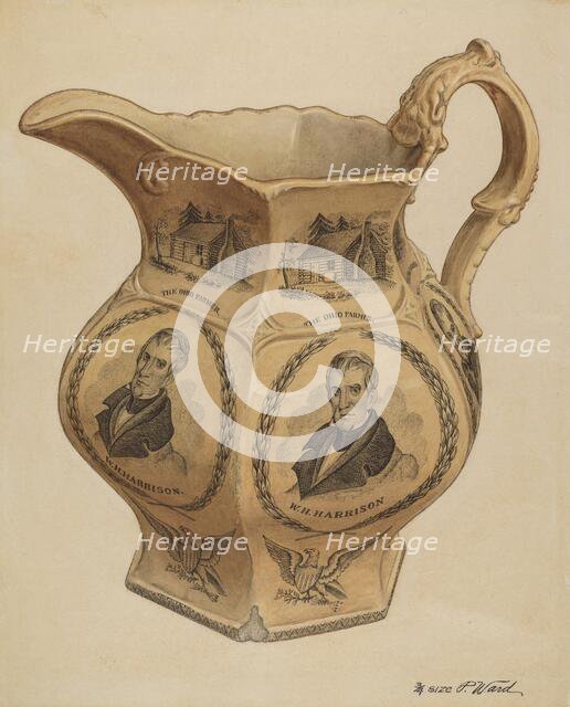 Pitcher, c. 1937. Creator: Paul Ward.