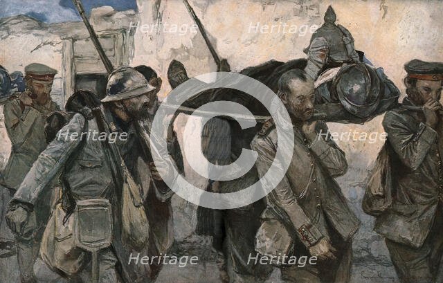 'La bataille de Champagne; Le Triomphateur (28 septembre 1915).', 1915 (1924). Creator: Francois Flameng.