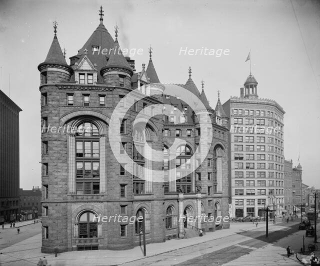 Erie Co[unty] Savings Bank, Buffalo, between 1900 and 1906. Creator: Unknown.
