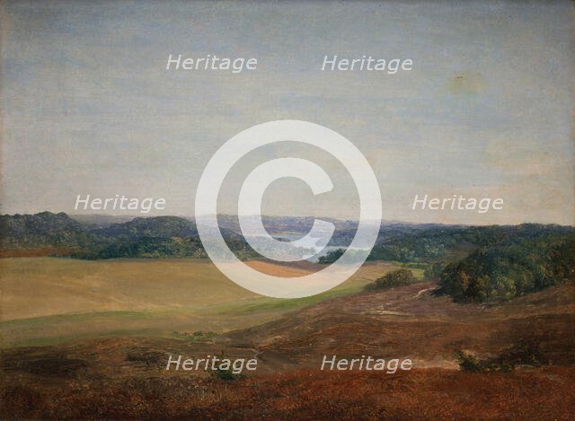 Landscape near Silkeborg, Jutland, 1836-1839. Creator: Dankvart Dreyer.